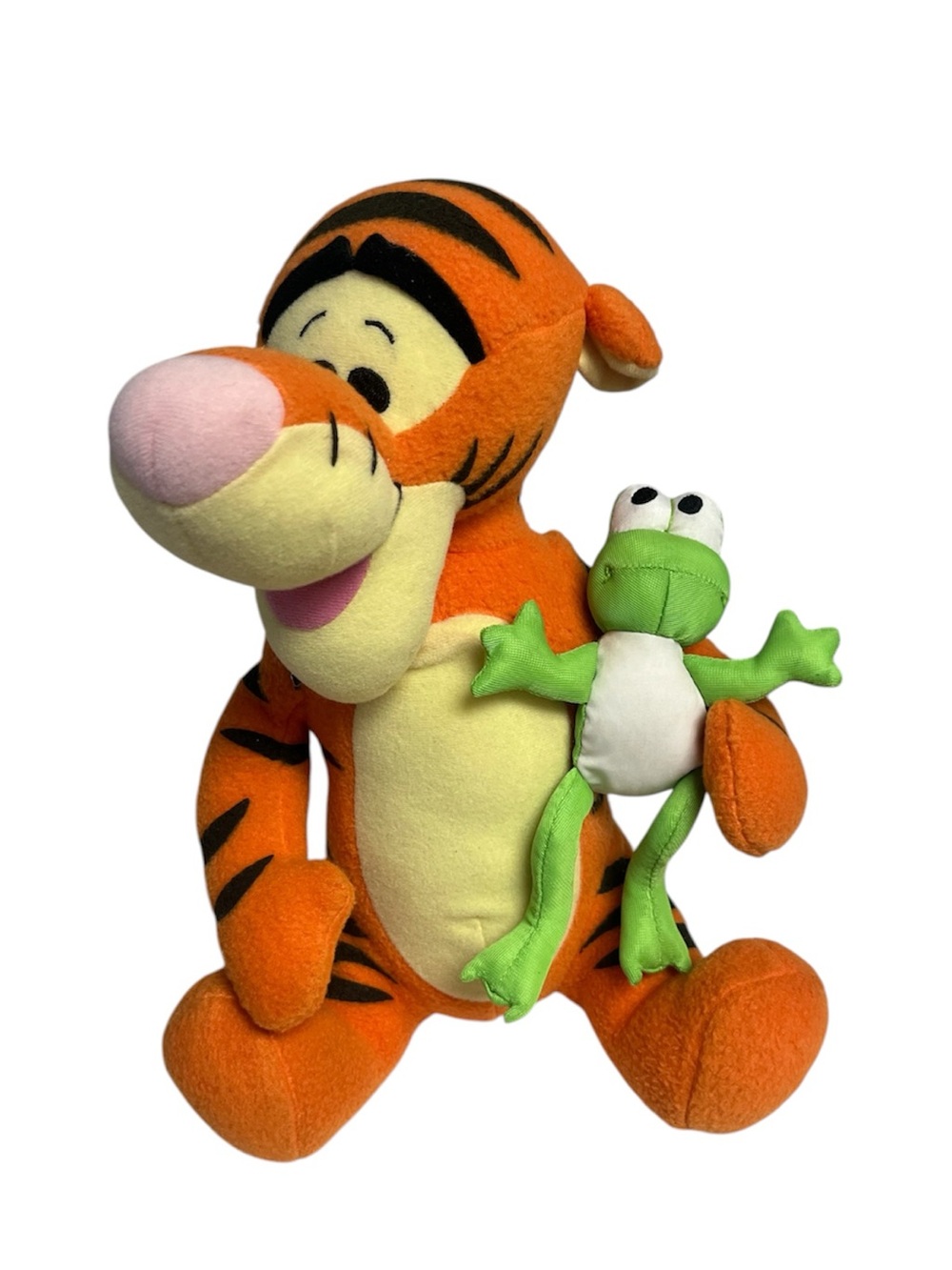 Vintage Disney Fisher Price 2000 Winnie the Pooh Tigger Frog Nature Sounds Plush